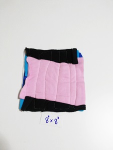 เศษผ้าเย็บวน  8*8