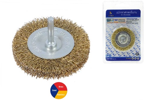 แปรงลวดกลมมีแกน CRIMPED WIRE BRUSH with shank SUMO แปรงลวดกลมมีแกน CRIMPED WIRE BRUSH with shank SUMO