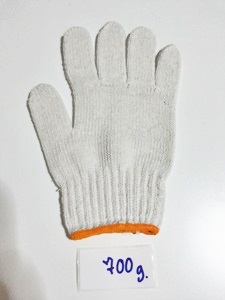 ถุงมือผ้าสีขาว,สีเทา   ขนาด  700   กรัม   :  ราคา  52  บาท / โหล